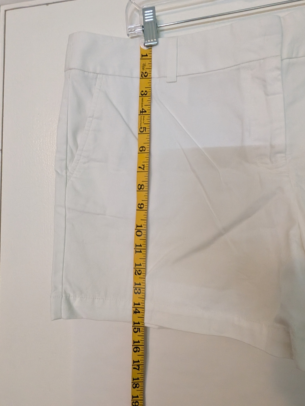 Ann Taylor Loft White Chino Shorts - Picture 5 of 7